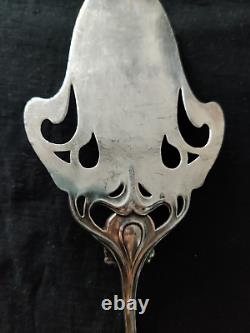 Rare pelle à tarte art nouveau femme WMF Jugendstil modernisme genre Mucha