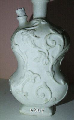 Royalia Triple Extrait Flacon de Parfum en Biscuit pouMouchoir Art Nouveau 1900