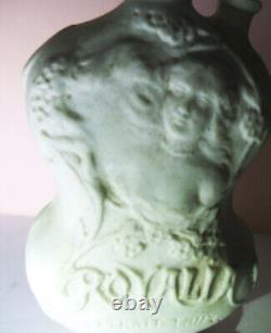 Royalia Triple Extrait Flacon de Parfum en Biscuit pouMouchoir Art Nouveau 1900