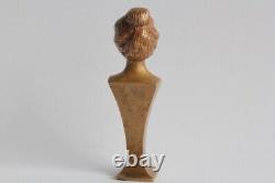 Sceau bronze Buste Femme Art Nouveau (63208)