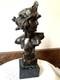 Sculpture Buste Femme Ariane Art Nouveau Bronze Signé