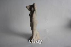 Sculpture Femme nue drapée Achille Emile JACOPIN Art Nouveau (69763)