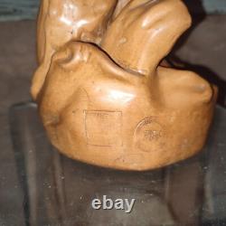 Sculpture Statue Femme Art Nouveau terre cuite Exposition Universelle