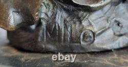 Signée Milo Style Art Nouveau Deco Femme Statue Bronze Figurine Sculpture Ouvre