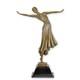 Statue Sculpture Bronze Art Déco Nouveau Femme Danseuse Espagnole Dc-40 Moderne