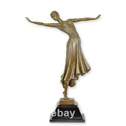 Statue Sculpture Bronze Art Déco Nouveau Femme Danseuse Espagnole DC-40 Moderne