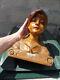 Statue Buste En Platre Polychrome Art Nouveau Femme Vilanelle Par A. Nelson
