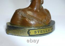 Stella Art Nouveau Buste de Femme Buste Um 1900
