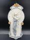 Superbe Plaque Murale Biscuit Porcelaine Jeune Femme & Ange Art Nouveau 1900 N°1