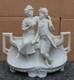 Superbe Ancien Grand Vase Art Nouveaux Rare Biscuit Homme Femme Tres Fin Detail