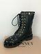 Twinset Bottes Femme Véritable Cuir Rangers Lacets Clous Biker Art. Ca8pqw Twin