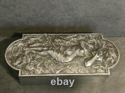 Très Grand Coffret D'Auguste Moreau Art Nouveau, Femme et L'Amour