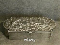 Très Grand Coffret D'Auguste Moreau Art Nouveau, Femme et L'Amour