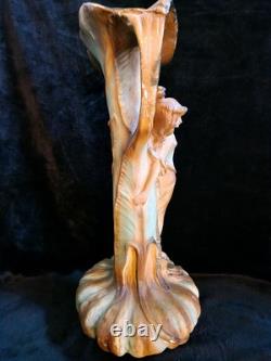 Vase Art Nouveau au décor de Femme, 1900-1910, France