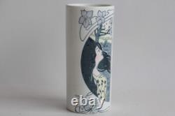 Vase rouleau Printemps Été Femmes S. C. Richard Italie Art Nouveau (65192)
