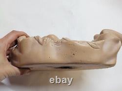 Vide poche en plâtre femme endormie art nouveau signé Carlo Conte