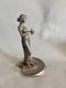 Vide Poche étain Argenté Art Nouveau Femme Lady Jugendstil Pewter Sculpture Wmf