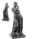 Xl Figure En Bronze Art Nouveau Penelope Femme De Ulysse 48 Cm Signé Bourdelle